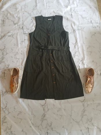 Robe boutonnée JDY taille S kaki
