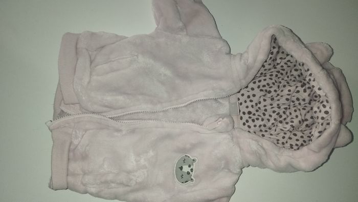 Petit gilet tout doux rose clair