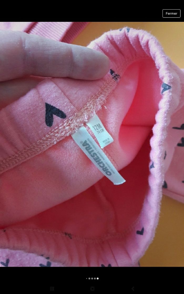 Ensemble fille douillet 12mois - photo numéro 6