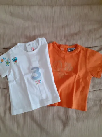 Lot 2 maillots MC 3mois