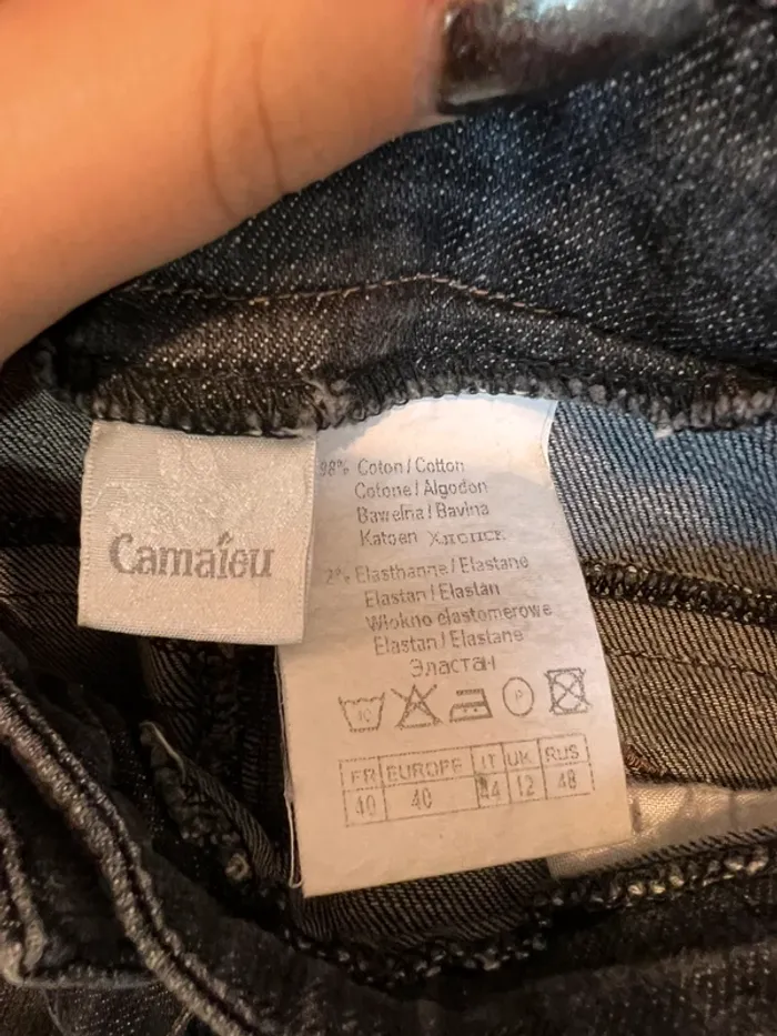 Short en jean genou - photo numéro 5