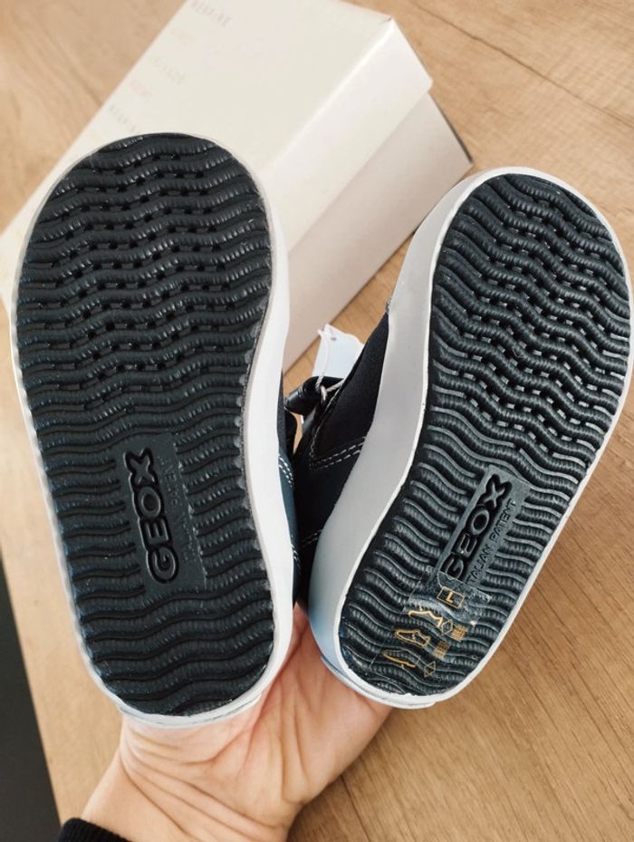 Baskets montantes garçon bleu marine taille 20 Geox - photo numéro 3