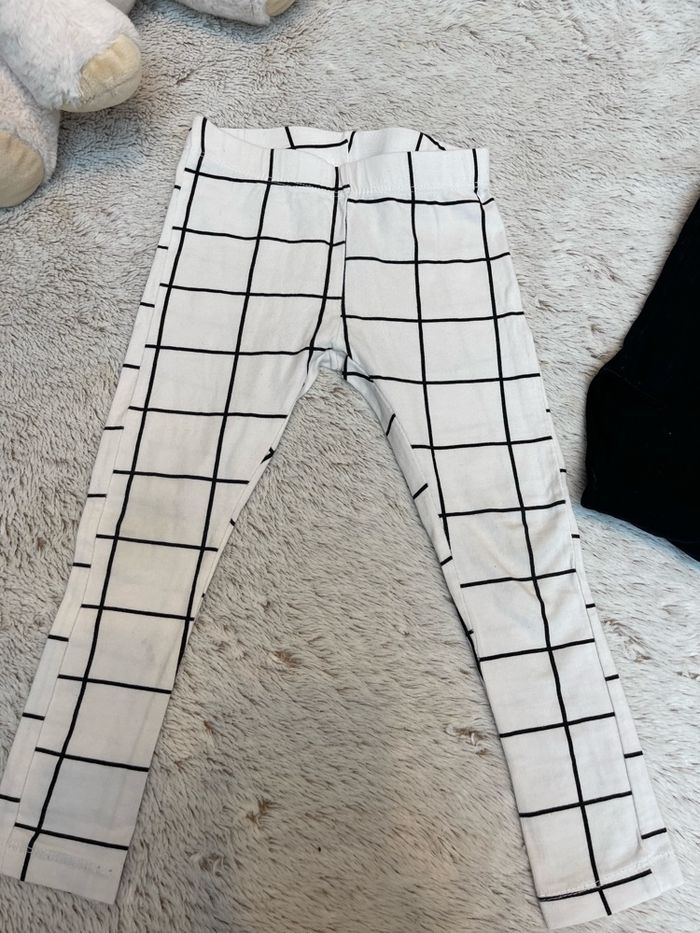 Lot de 2 leggings noir et blanc - Kiabi - photo numéro 8