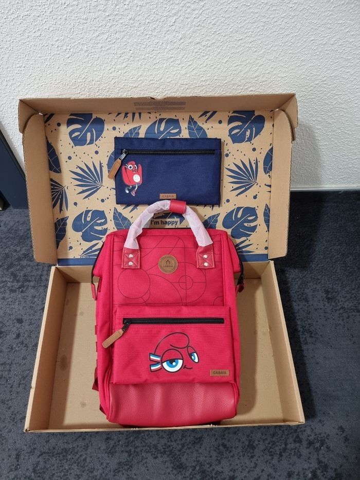 Sac Cabaïa SAUMUR 23L avec ses 2 pochettes avant