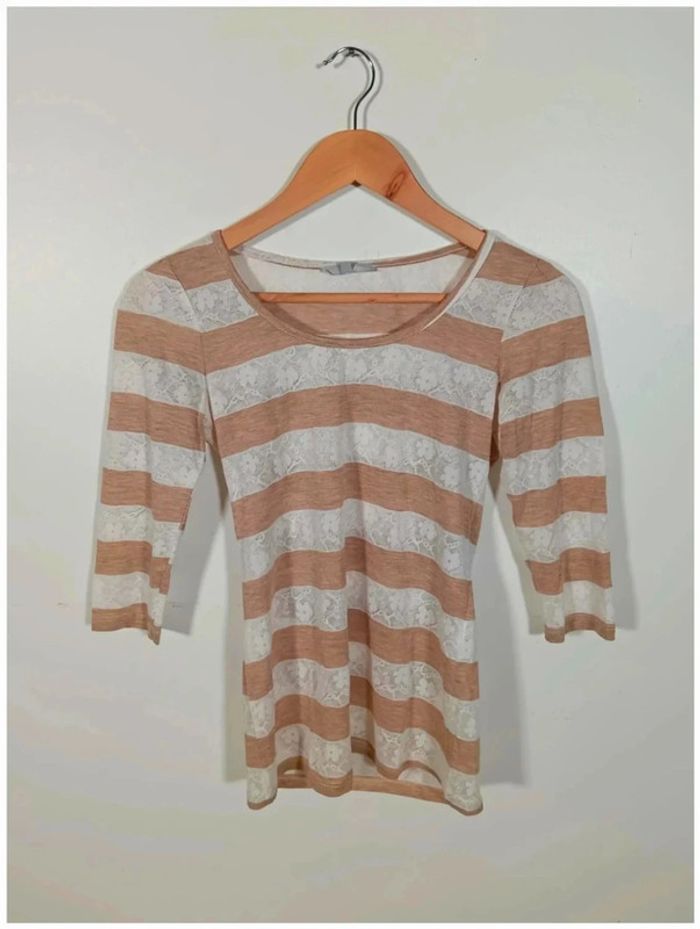 T-shirt rayures etam 36