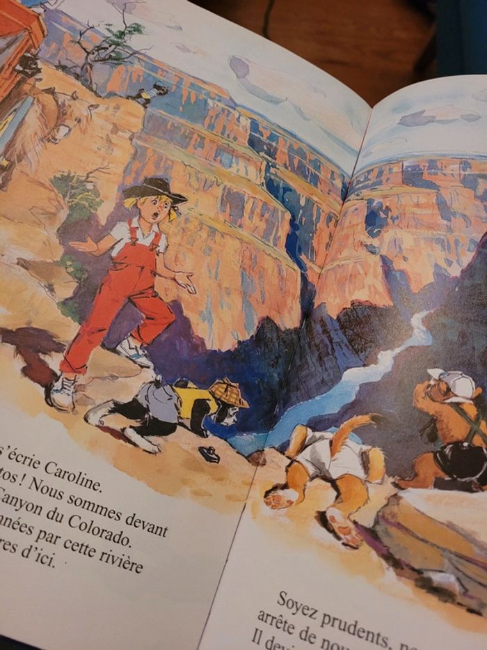 Livre Caroline en Amérique Pierre Probst Hachette Jeunesse Album collection multicolore couleurs - photo numéro 4