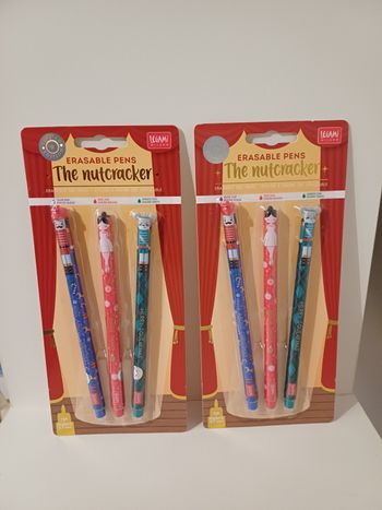 Lot de 2 packs stylos Legami édition Noël (neufs)