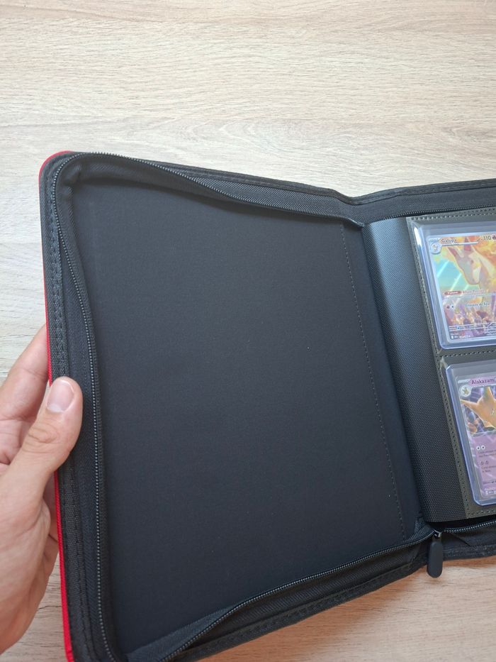 Classeur zip toploaders pour 128 cartes pokemon de qualité premium - photo numéro 3