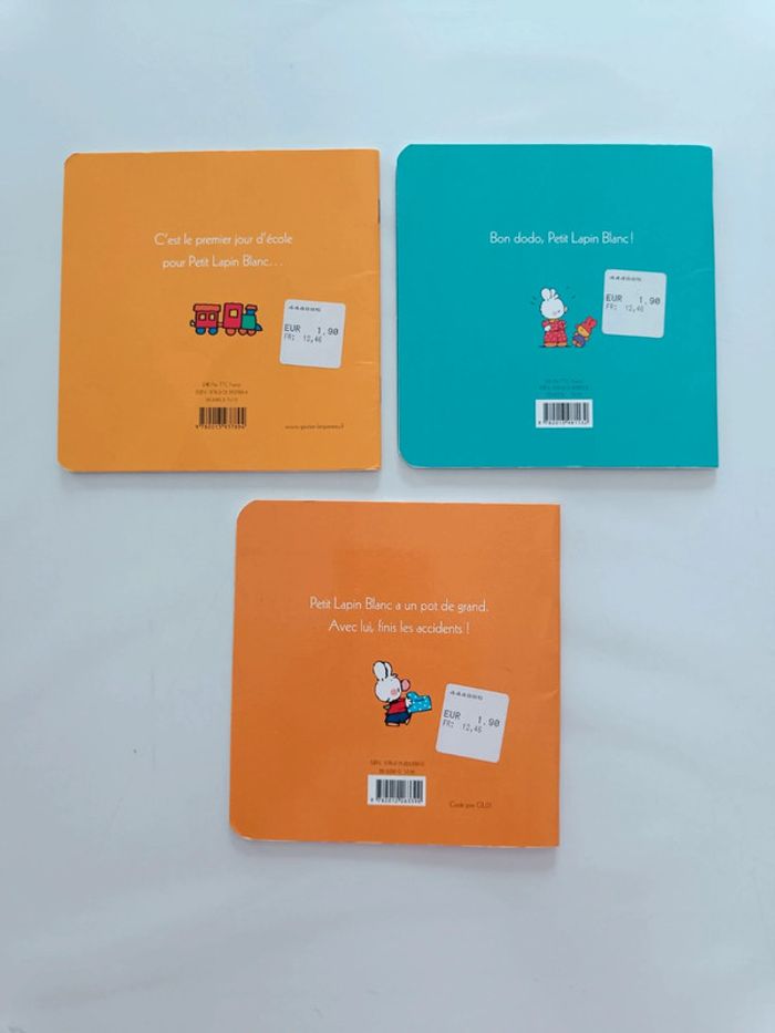 Lot de 3 livres Petit Lapin Blanc - photo numéro 2