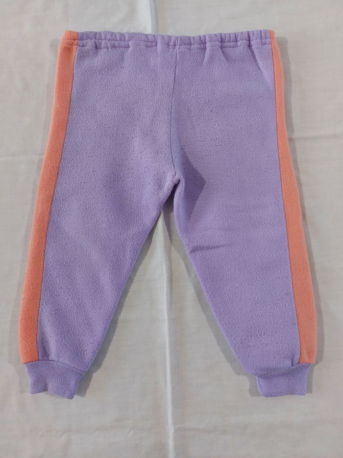 Pull sweet saumon, violet et vert taille 18 mois - photo numéro 6