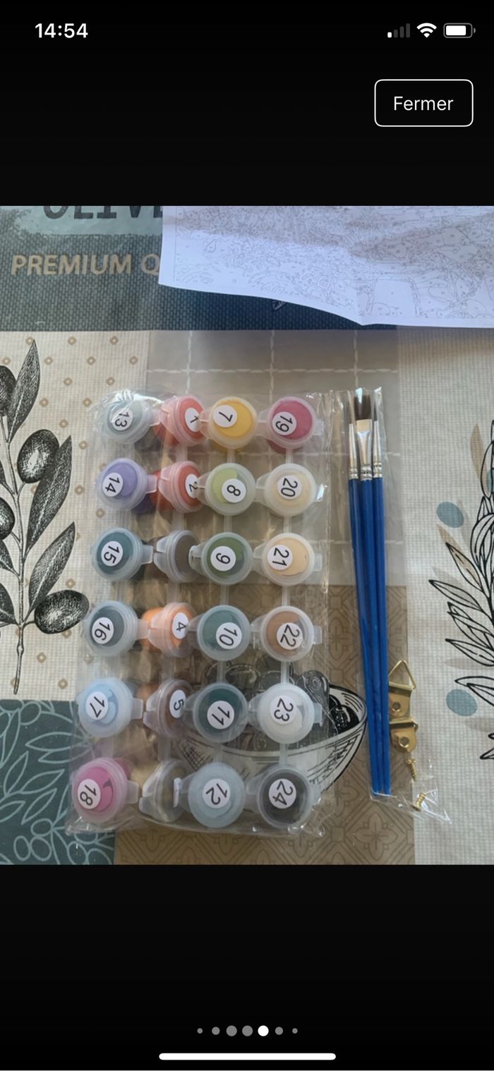 Kit complet de peinture par numéro - Neuf - photo numéro 6