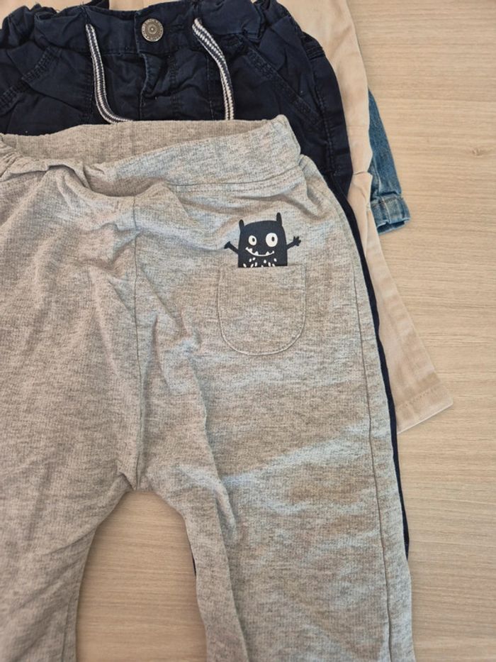 Lot de 4 pantalons garçon 18 mois - photo numéro 2