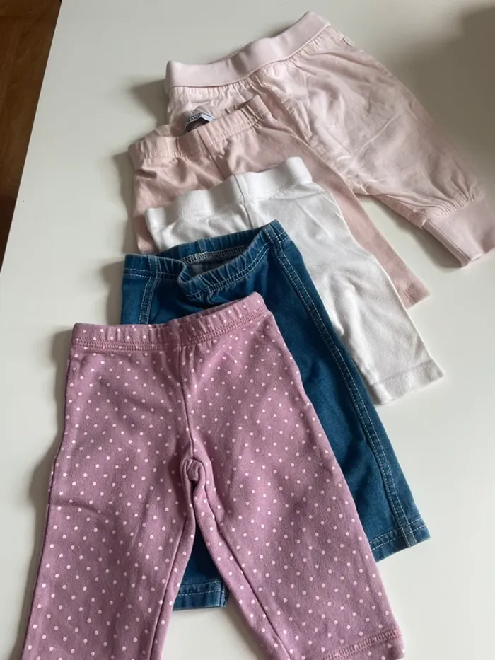 Lot de 5 leggings fille