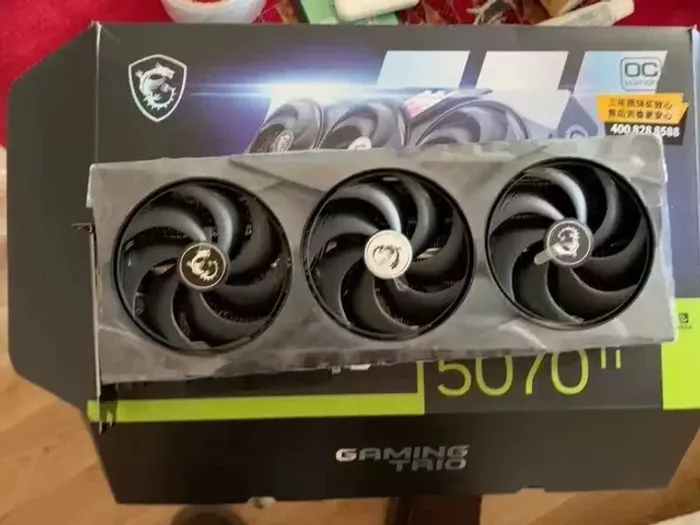 GeForce RTX 5070 Ti 16G GAMING TRIO OC GeForce RTX 50 Series Graphicl - photo numéro 3