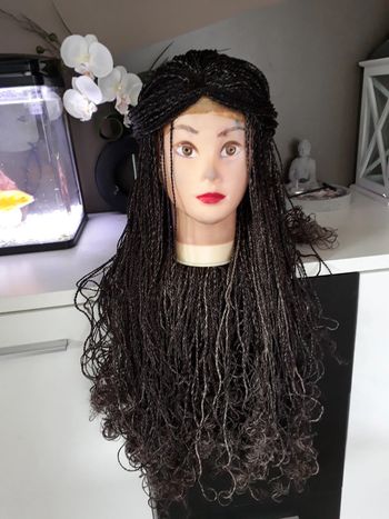 Perruque tressée avec closure💞🌿