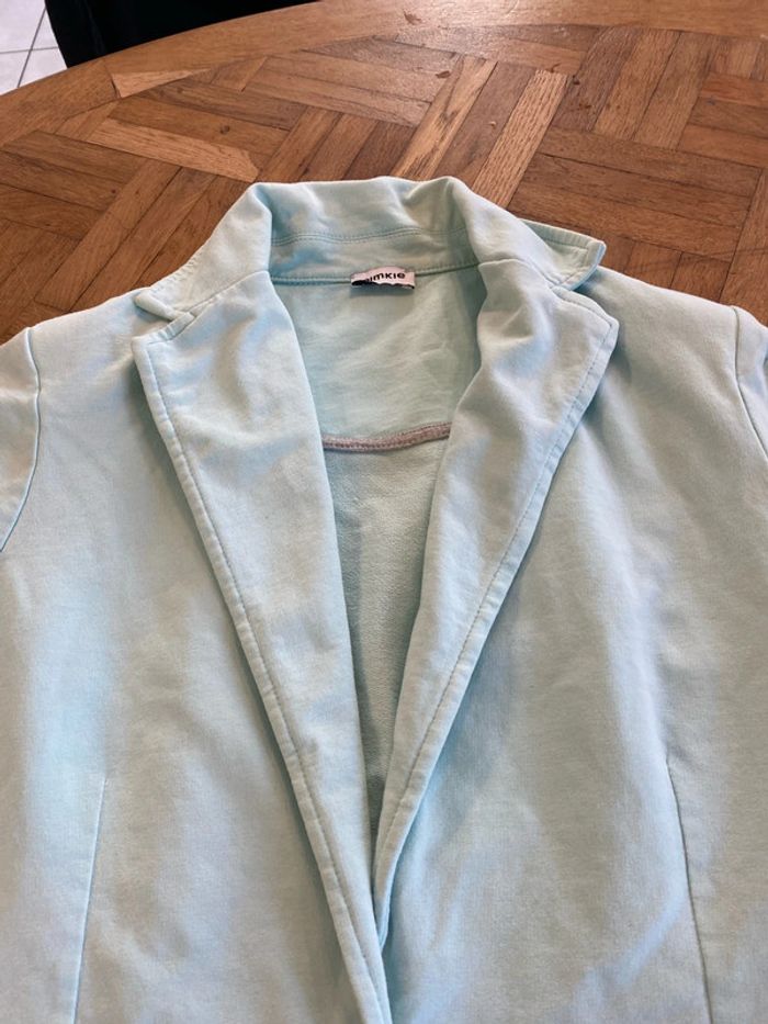 Très beau blazer couleur turquoise - photo numéro 7
