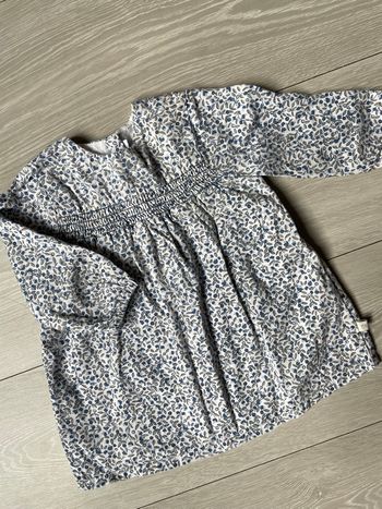 Robe manches longues motif liberty bébé fille Cadet Rousselle - 6mois