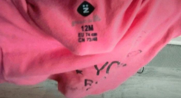 T shirt fille z kids 12 mois - photo numéro 2