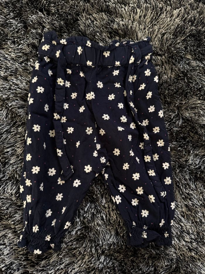 Pantalon à fleur