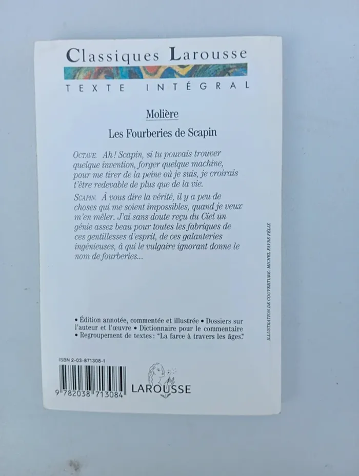 Livre Les fourberies de Scalpin - photo numéro 2