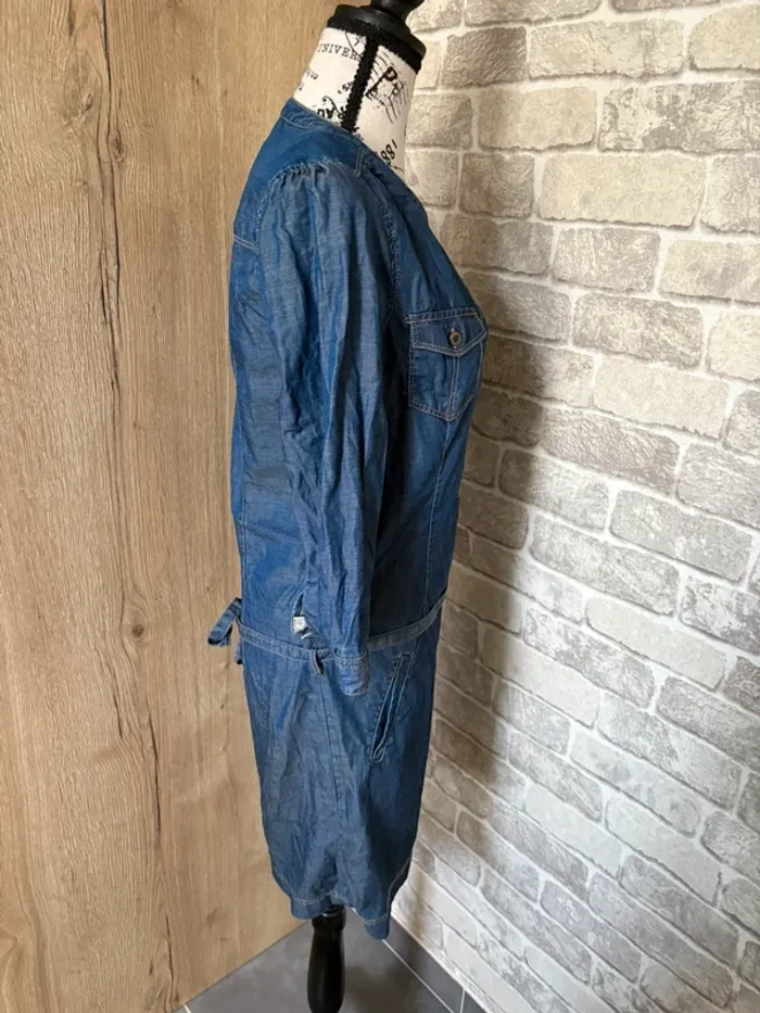 Robe chemise en jean (denim) bonobo taille XS - photo numéro 2