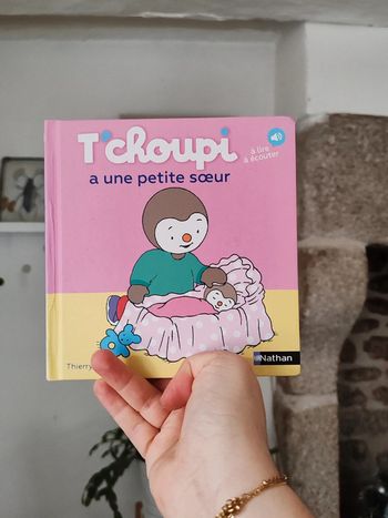 Livre T'choupi a une petite soeur