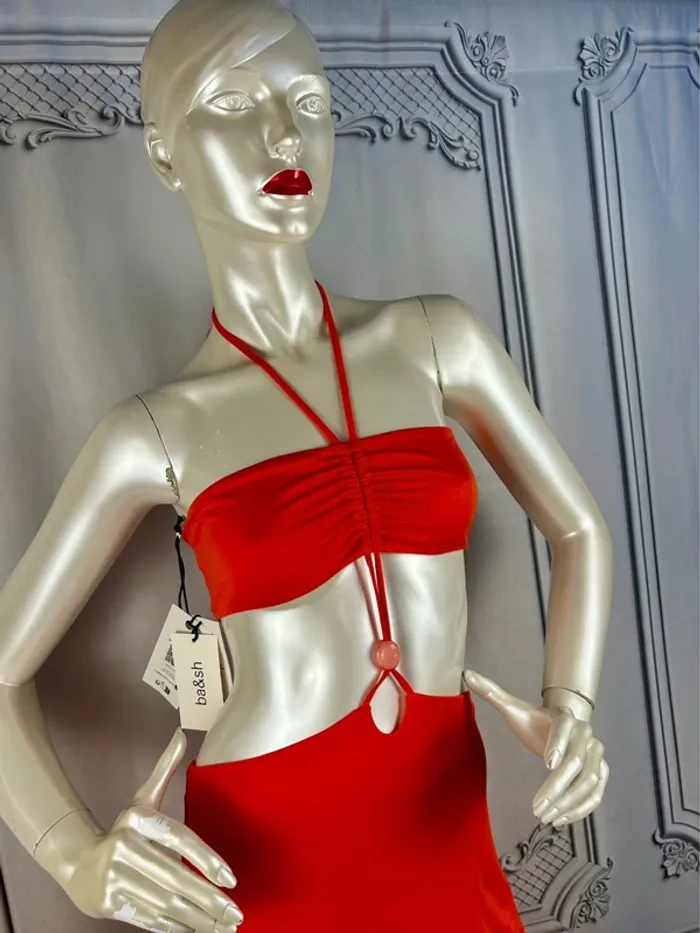 Robe longue été orange Ba&sh T.1 / S neuve - photo numéro 2