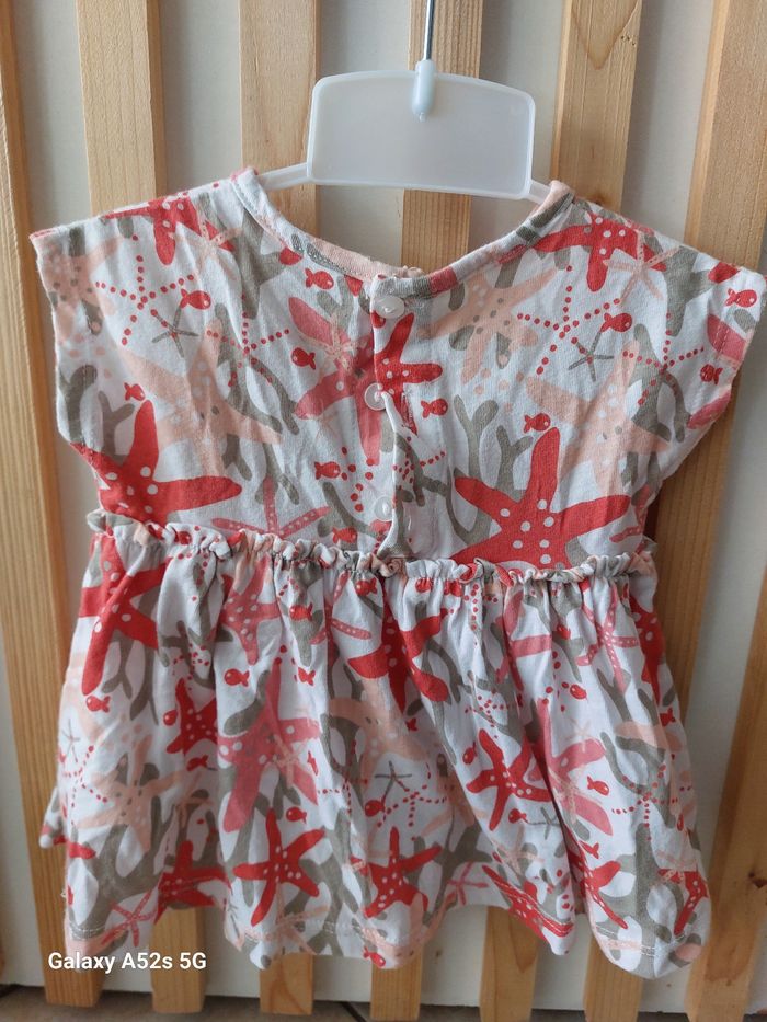 T-shirt fille 3 mois - photo numéro 2