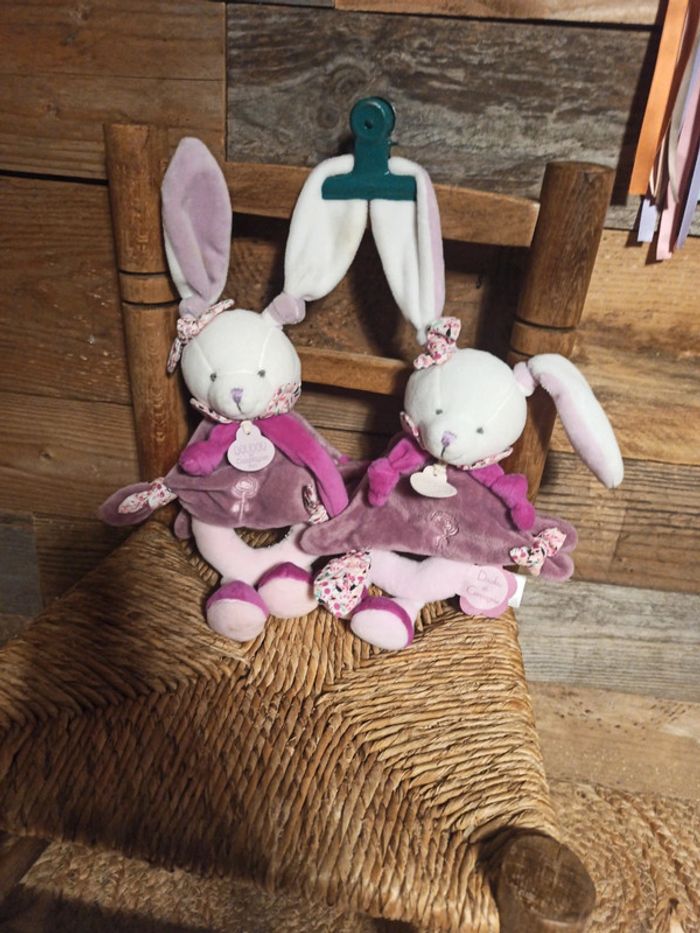 hochet doudou et Compagnie Cerise lapin tbe - photo numéro 5