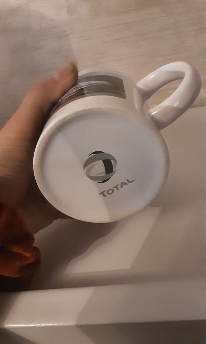 Tasse / mug motif voiture de rallye 206 collection TOTAL - photo numéro 5