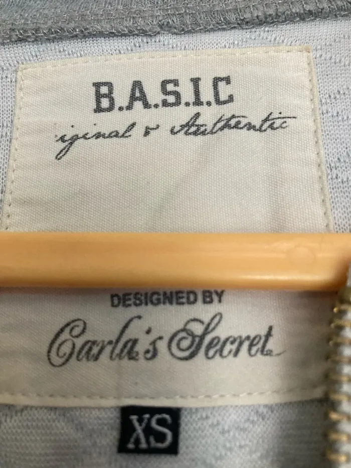 Veste légère gris clair - Taille XS - Carla’s Secret - photo numéro 4