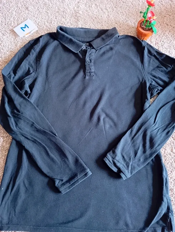 Polo manches longues taille M