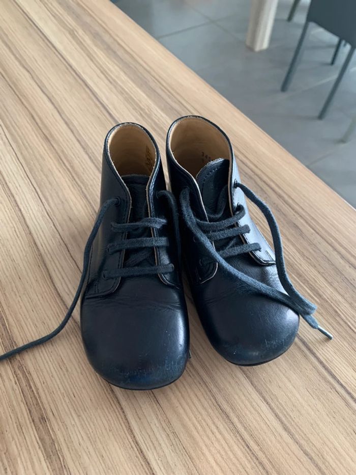 Bottillons en cuir