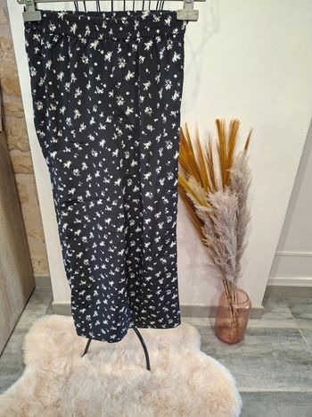 Pantalon fluide fleuri Jennyfer - Taille 2XS

