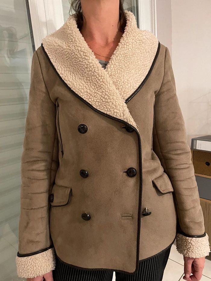 Veste hiver en bouclette - photo numéro 4