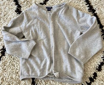 Gilets gris texture 24 mois Kiabi