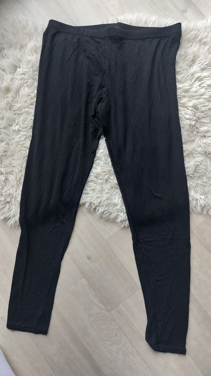 Legging noir pailleté Taille xl - photo numéro 2