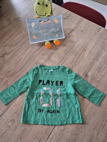 🎮 T-shirt ML garçon TEX 9m