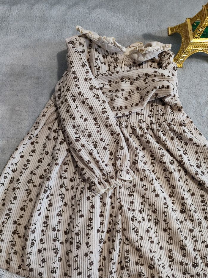 Robe côtelée à col 18/24 mois - photo numéro 6