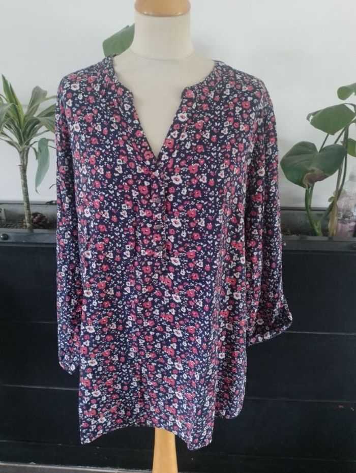 Blouse manches longues Bleu Bonheur