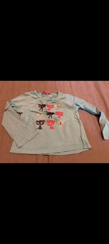 Maillot manches longues chats 4 ans