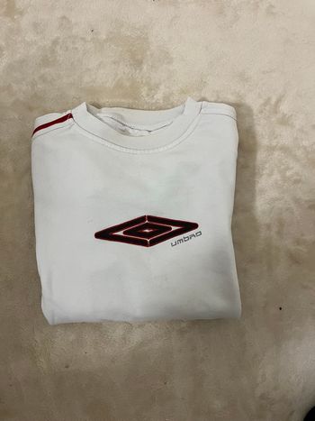 Pull ras de cou blanc Umbro - Taille S