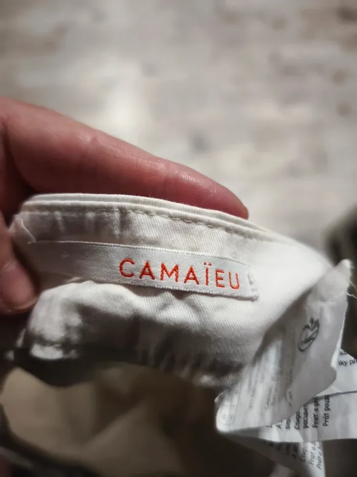 Pantalon Chino blanc Camaïeu - photo numéro 3