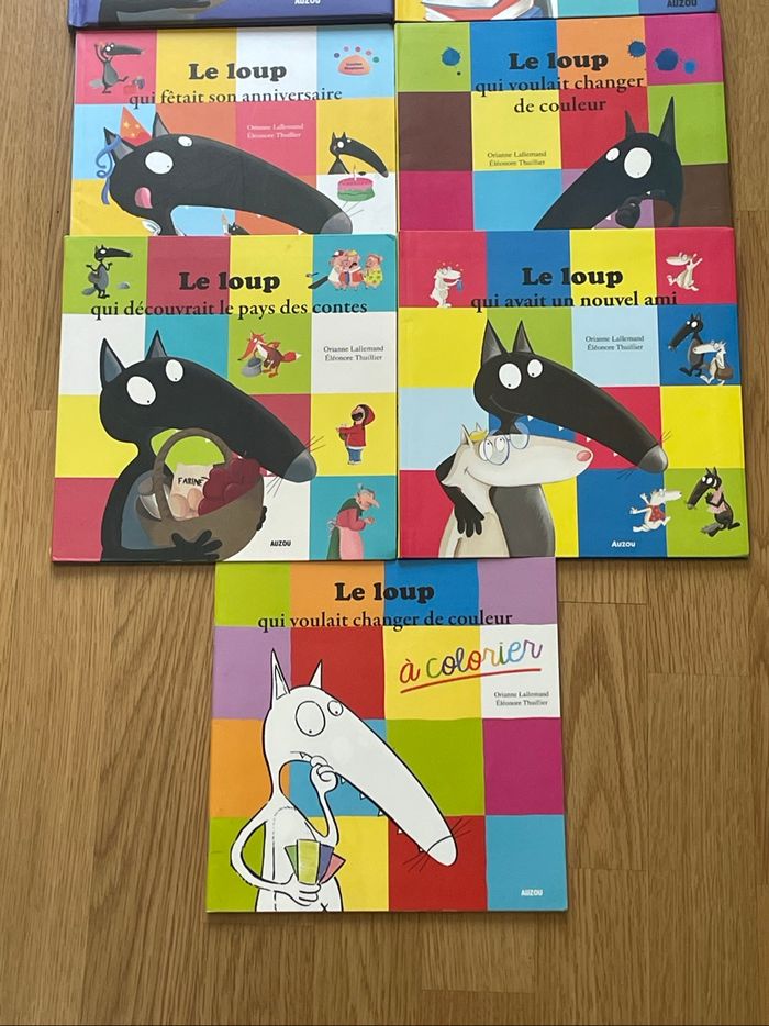 Lot 7 livres le loup Auzou qui - photo numéro 4