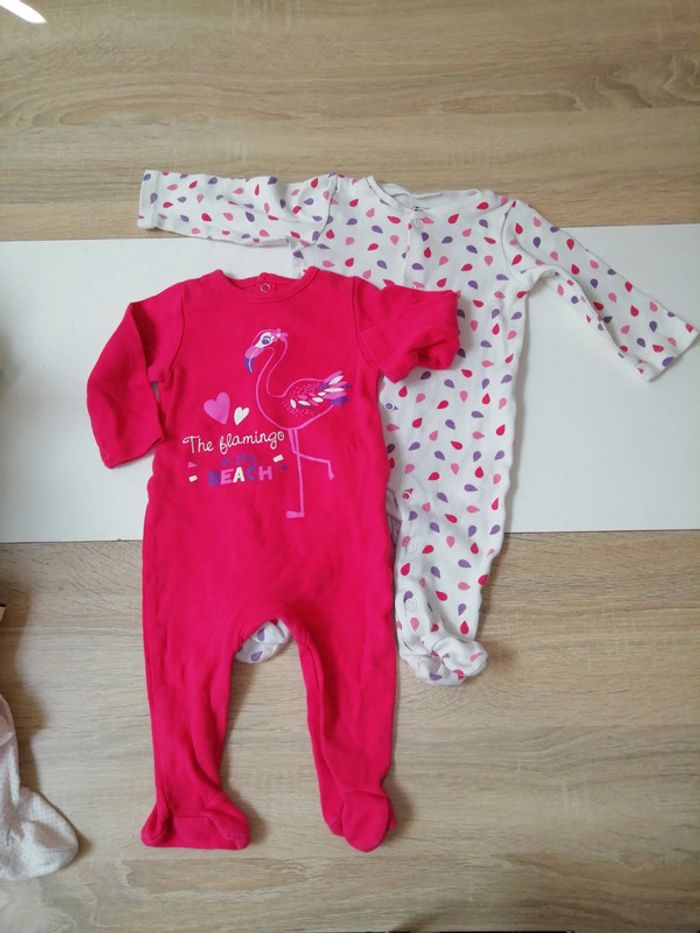 Lot 2 pyjamas en coton 6 mois