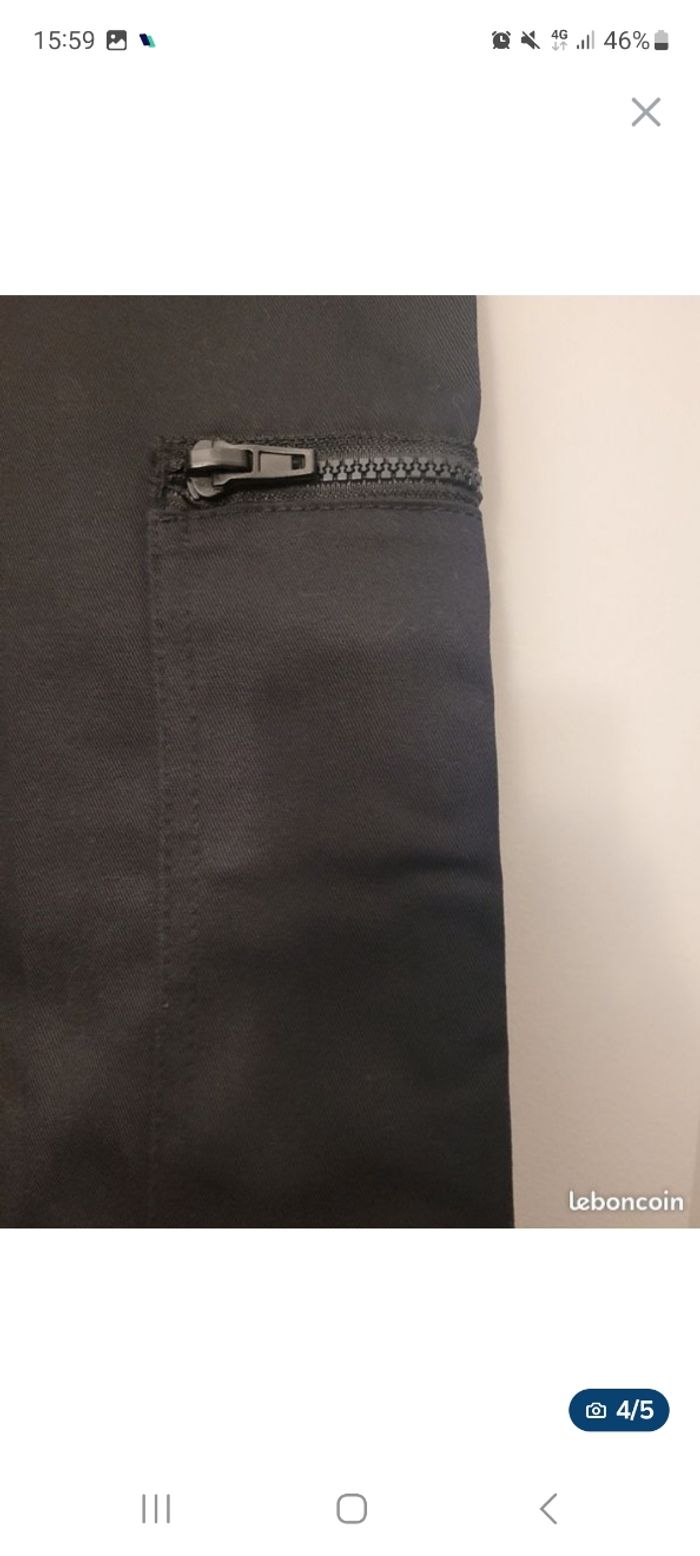 Pantalon travail noir Homme-Taille L - photo numéro 4