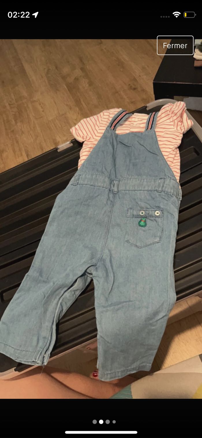 Ensemble salopette légère - photo numéro 2