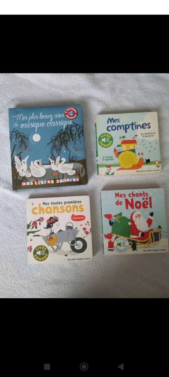 Lot de 4 livres musicaux