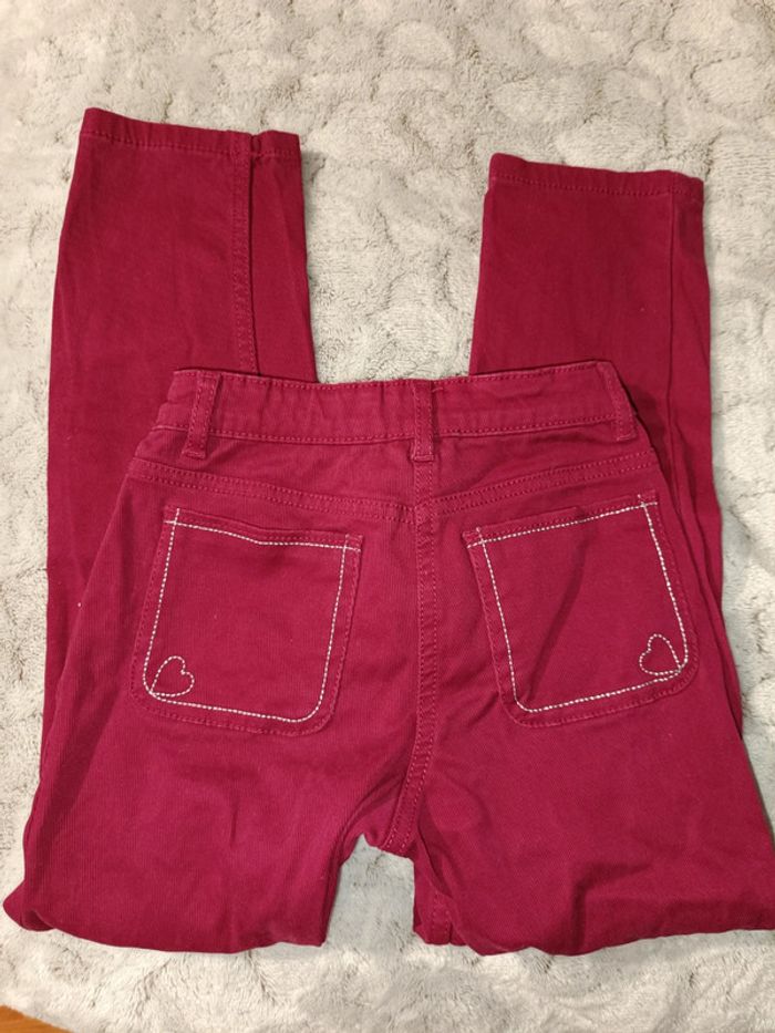 Pantalon épais framboise neuf Sergent Major 8 ans