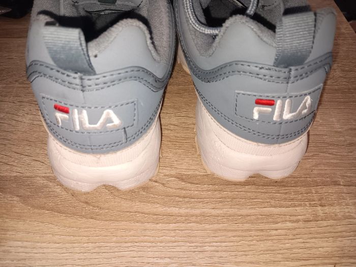 Baskets Fila Disruptor II Gris/bleu Authentiques 38,5 - photo numéro 5